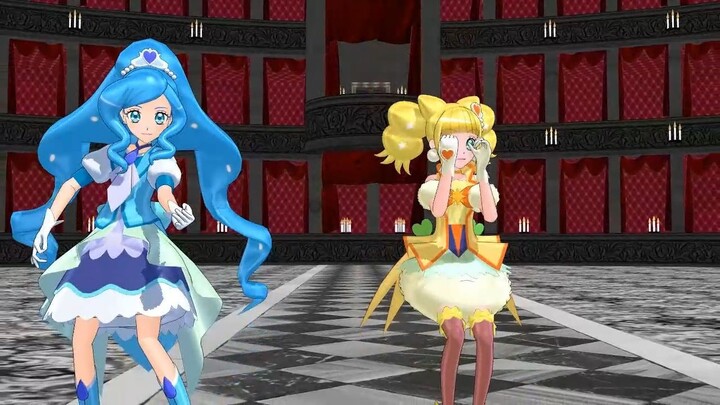 【mmdプリキュア】キュアフォンテーヌ＆キュアスパークルでタイムマシン