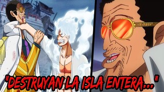 *LUFFY GEAR 5 vs KIZARU* La Increíble Pelea entre YONKOU vs ALMIRANTE | La DESTRUCCIÓN de Egghead