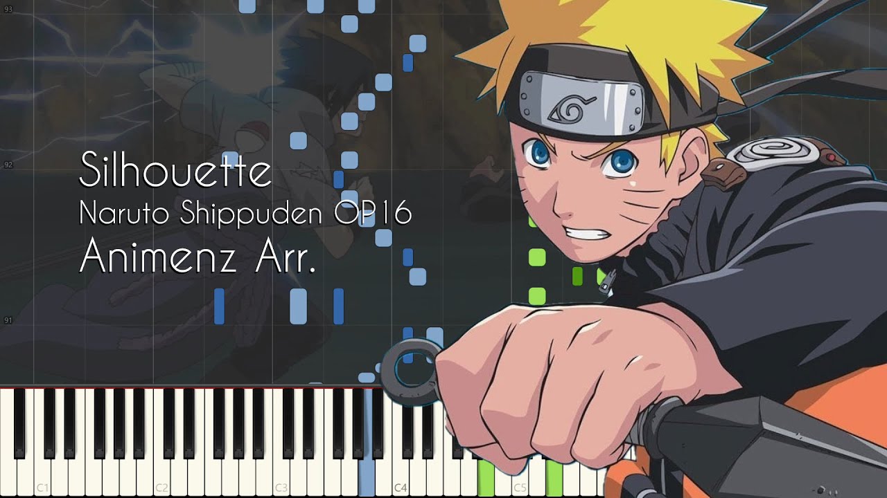 Animenz Transcription Sheets Silhouette Naruto Shippuden Op 16 Bilibili