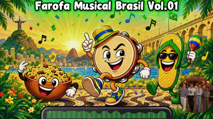 Farofa Musical Brasil Mix Vol. 01 😂 Sertanejo, Forró e Pagode | Músicas Engraçadas