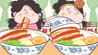 -Yanghuahua Family Animation Series｜My mom and I’s immersive braised pork rice~