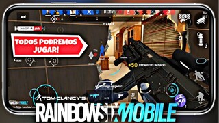 MUY BUENAS NOTICIAS TODOS PODREMOS JUGAR LA BETA DE RAINBOW SIX MOBILE