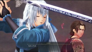 Kuro no kiseki 2 Shizuna and Kasim in a heated battle