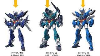 [Gundam machine evolution chart] Gundam Build Diver machine evolution chart