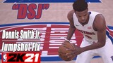 Dennis Smith Jr Jumpshot Fix NBA2K21 with Side-by-Side Comparison