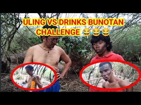 BUNUTAN CHALLENGE ULING VS DRINKS 😂😂😂 #kamoimoi #funnyvideos #BUNUTANCHALLENGE