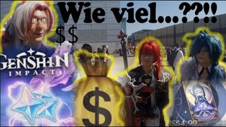 Wie viel..!? Haben Cosplayer für Genshin Impact ausgegeben?! || DoKomi 2022  Cosplayer Interview ||