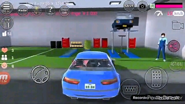 mobilnya masuk bengkel || sakura school simulator