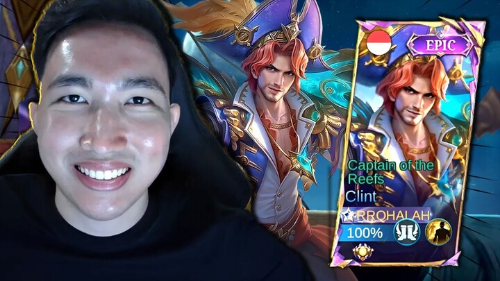 SKIN BARU CLINT JADI BAJAK LAUT!!! - Mobile Legends #MLBBIDCreator