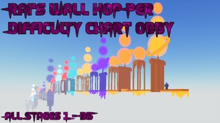 Rai's Wall Hop Per Difficulty Chart Obby [All Stages 1-35] (ROBLOX Obby)