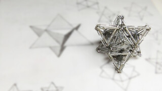 【DIY】Making star tetrahedron with 96 staples