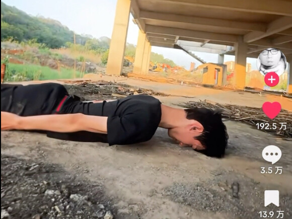 The video of the Chinese spirited young man received 1.9 million likes abroad