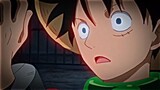 ekspresi Luffy ketika makanan cadangannya di sakiti 😱😡