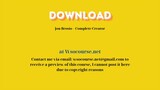 [GET] Jon Brosio – Complete Creator