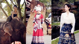 How beautiful are Chinese national costumes?