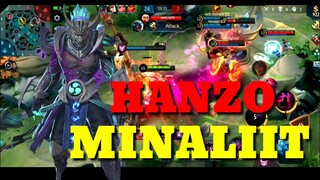 TOP GLOBAL HANZO! MINALIIT NG MAG JOWA SA RANK GAME
