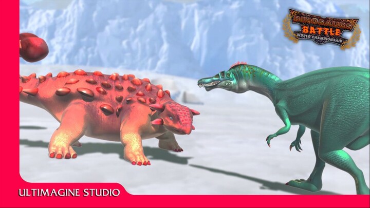 Epic Baryonyx VS Ankylosaurus Showdown | Dinosaurs Battle s1 GB3