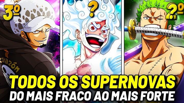 NÍVEIS DE PODERES DE TODOS OS SUPERNOVAS EM ONE PIECE