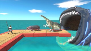 Run From Enormous Jaws - Animal Revolt Battle Simulator