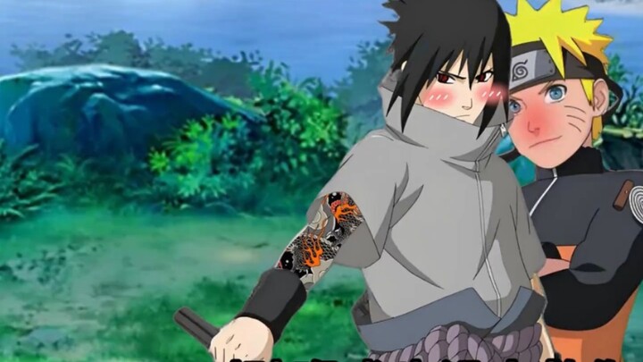 Naruto nhỏ và Sasuke lớn