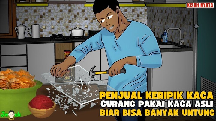 AZAB PENJUAL KERIPIK KACA CURANG PAKAI KACA ASLI   SINETRON AZAB
