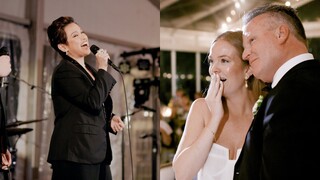 Lea Salonga Surprises Bride And Sings At Her Wedding | "A Whole New World & Reflection"