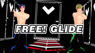 FREE!|【MMD】GLIDE 【Ryugazaki &Makoto】