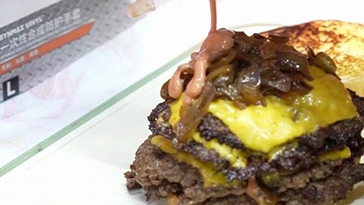 Double-Decker Beef Burger: One’s All You Need to Feel Full!