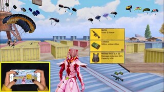Wow!! I LANDED on MANY PRO ENEMIES😱Pubg Mobile