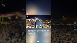 Hadiri Pesta Rakyat Kamali Baubau Bakal Cagub Sultra ASR Singgung Pemekaran Provinsi Kepulauan Buton