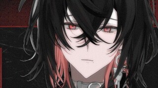 [Model display] Tongue stud. Snake tongue. Cold eyes. Flirtatious man.