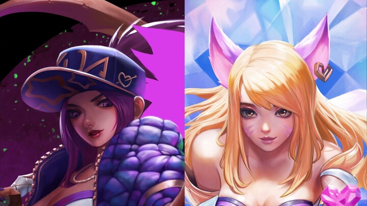 [LOL/Hero Lines/Seamless Connection] Who else can understand my heart besides Jing Hua Shui Yue?