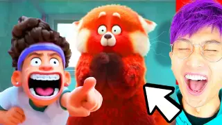 CRAZIEST TURNING RED ART VIDEOS EVER! (LANKYBOX REACTION!)
