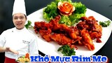 Cách làm món Khô Mực Rim Me siêu ngon || Đặc Sản Chợ Xóm Lưới Vũng Tàu