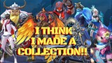 I SCREENSHOT MY RECIEVED HEROES AND SKINS IN MOBILE LEGENDS!!.. || I THINK I MADE A COLLECTION!