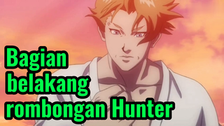 Bagian belakang rombongan Hunter