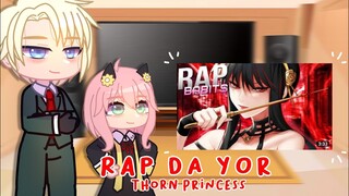 Anya e Loid Forger Reagindo ao Rap da Yor "Thorn Princess" Spy X Family 🔍