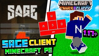 Sage Client For Minecraft PE 1.17+ | KeyStrokes Mod And Outlined Ores | 2021