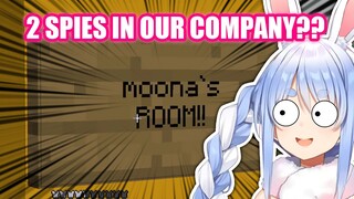 Pekora sees Moona's Room made by Subaru! 【Hololive English Sub】