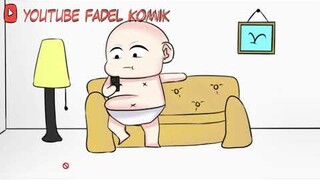 tuyul botak ingin punya rambut