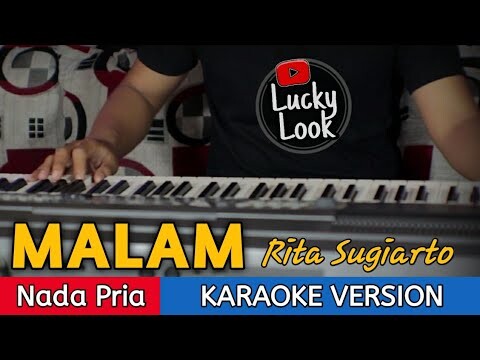 Malam - Rita Sugiarto | Karaoke Nada Pria