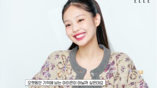 JENNIE的标志性风格是?Elle korea最新采访