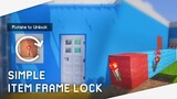 Cara Membuat Simple Item Frame Lock - Minecraft Indonesia