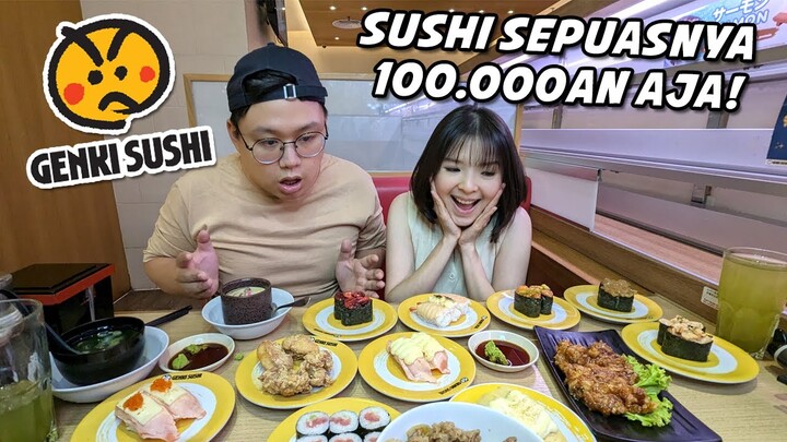 ALL YOU CAN EAT Di GENKI SUSHI, SUSHI SEPUASNYA PALING WORTH IT !!