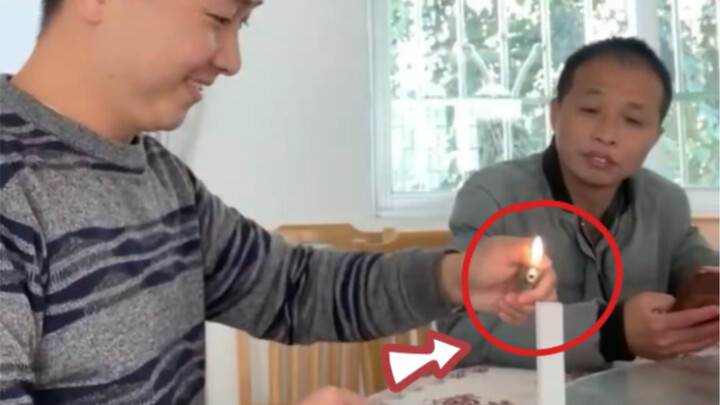 Performed a magic trick before the meal and won applause with one move!