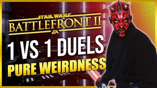 Weirdest Duel I've Had! 🤔 Star Wars Battlefront 2 Gameplay