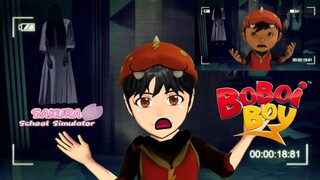 Tiru Aksi Boboiboy | Momen Horor Rumah Berhantu Boboiboy | Sakura School simulator