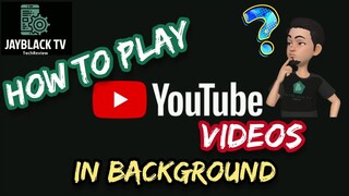 PLAY YOUTUBE VIDEOS IN BACKGROUND | FOR ANDROID AND iOS | YOUTUBE HACKS