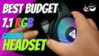 Best BUDGET 7.1 RGB Gaming Headset - Fantech HG22