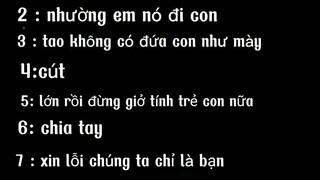 câu nào làm bạn tổn thương nhất